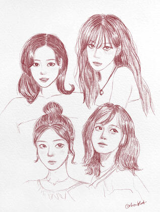 Semi-realistic sketch